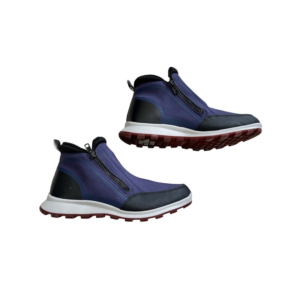Women's Cougar River Waterproof‎ Ankle Boots Navy Blue Double Side Zip Size 9